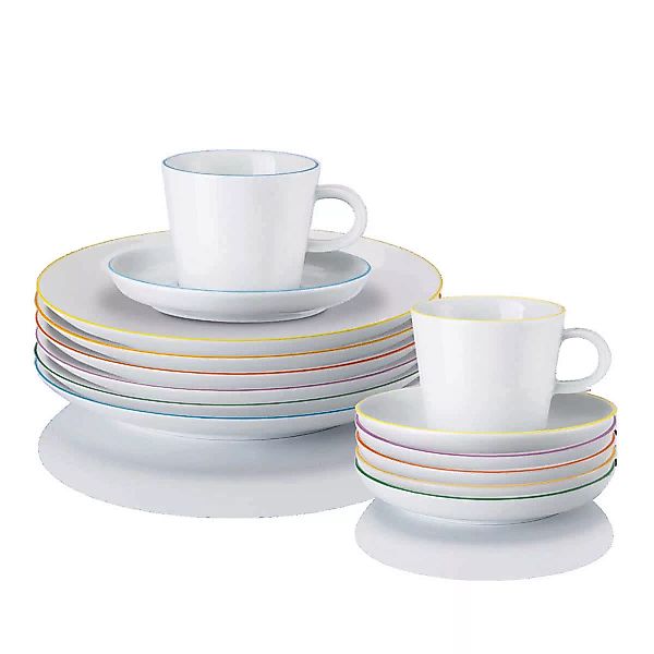 Arzberg Porzellan Cucina Colori Kaffee-Set 18 tlg. günstig online kaufen