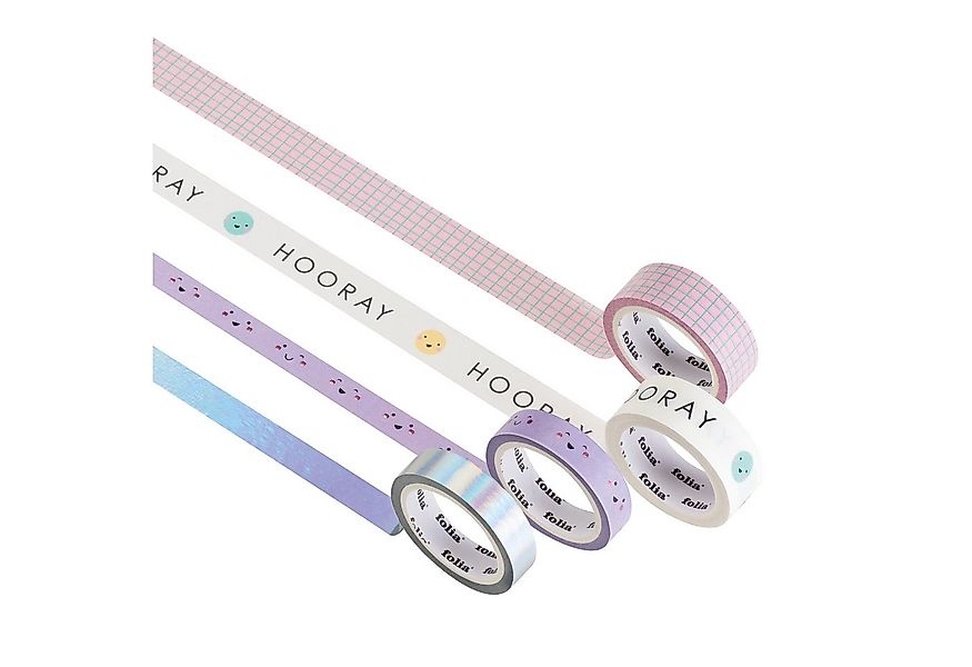 Folia Klebeband Washi Tape Set Hotfoil günstig online kaufen