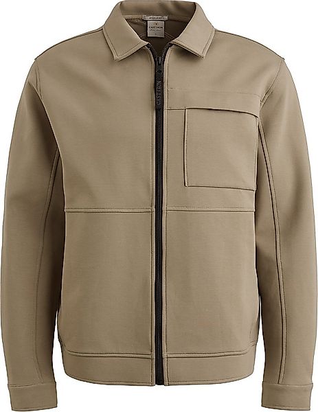 Cast Iron Hemdjacke Interlock Sweat Kaki - Größe L günstig online kaufen