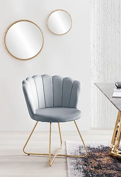 SalesFever Polsterstuhl »Komfortabler Stuhl im eleganten Design« (Set) 2 St günstig online kaufen