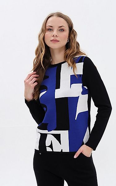 Passioni Strickpullover mit Grafikmuster günstig online kaufen