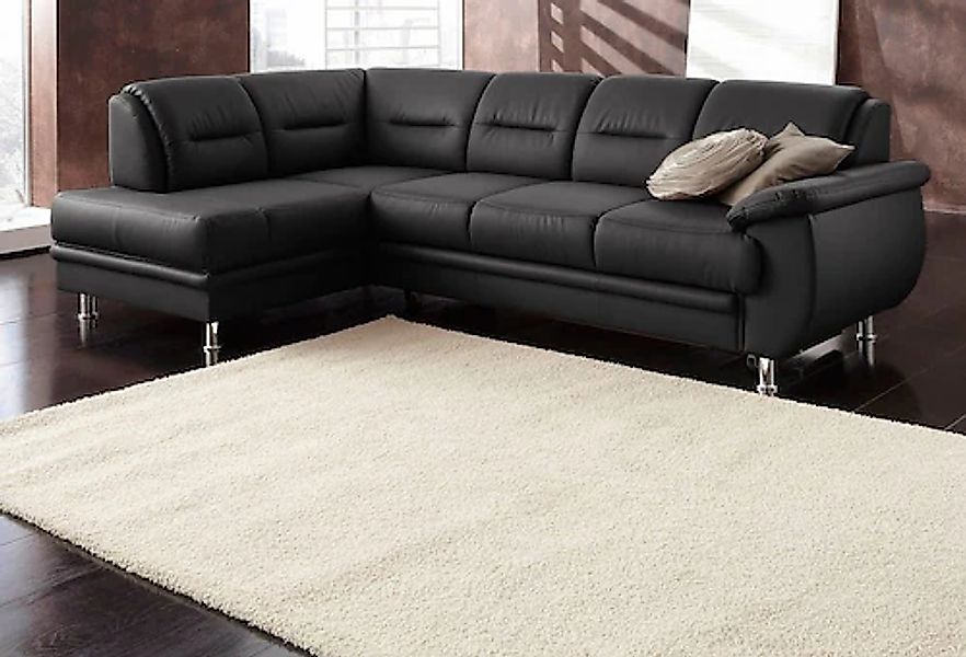 sit&more Ecksofa »Mailand L-Form«, wahlweise mit Bettfunktion günstig online kaufen