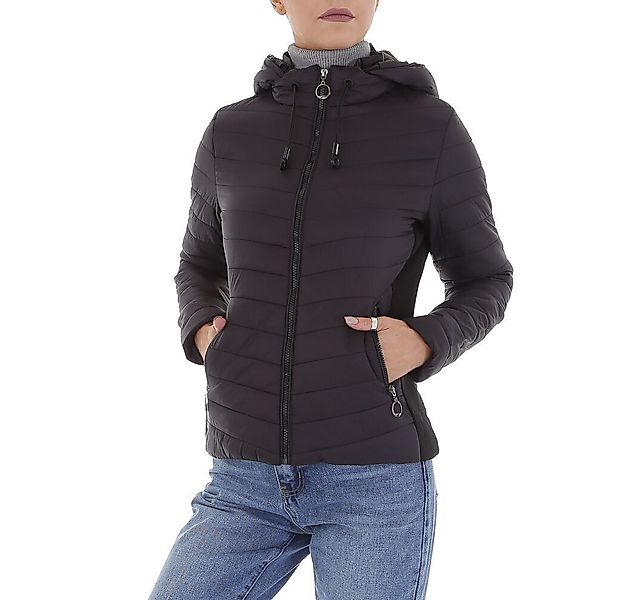 Ital-Design Steppjacke Damen Freizeit (87256509) Kapuze Gefüttert Übergangs günstig online kaufen