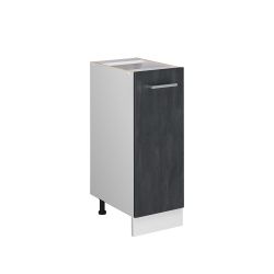 Vicco Apothekerschrank R-Line, Schwarz Beton/Weiß, 30 günstig online kaufen