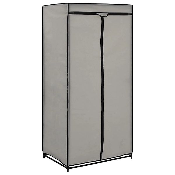 Kleiderschrank Grau 75×50×160 Cm günstig online kaufen