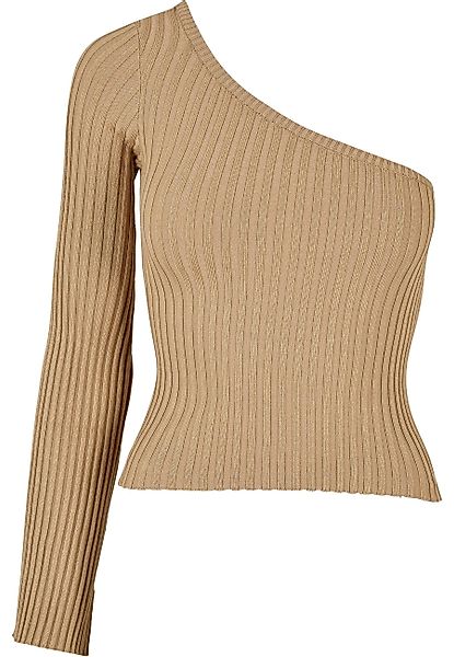 URBAN CLASSICS Rundhalspullover "Urban Classics Damen Ladies Short Rib Knit günstig online kaufen