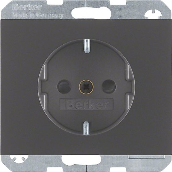 Berker SCHUKO-Steckdose anthrazit matt, lack 47357006 - 47357006 günstig online kaufen