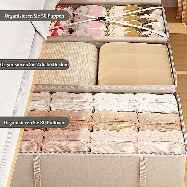 Coonoor Aufbewahrungsbox Unterbett Aufbewahrungsbox, Haushalt Große günstig online kaufen