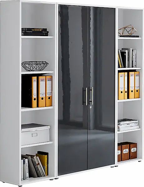 BMG Möbel Büromöbel-Set »Tabor«, besteht aus 1 Aktenschrank und 2 Regalen günstig online kaufen