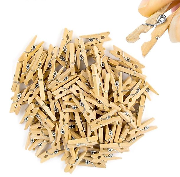 Bastelfreund® Kalender zum Selbstbasteln 100x Miniklammern 25 mm groß - Min günstig online kaufen