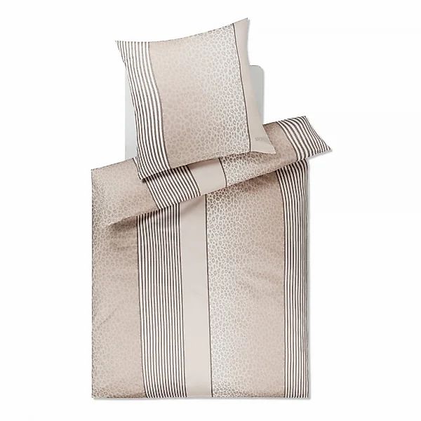 JOOP! Bettwäsche Leo 4112 - Farbe: Cream - 07 - 80x80 cm - 155x220 cm günstig online kaufen