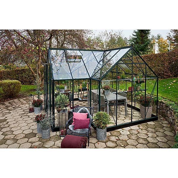 Halls Gewächshaus Garden Room Grün 12,9 m² günstig online kaufen