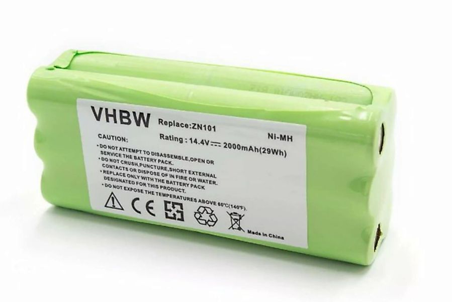 vhbw kompatibel mit Pyle PUCRC26B.9 Pure Staubsauger-Akku NiMH 2000 mAh (14 günstig online kaufen