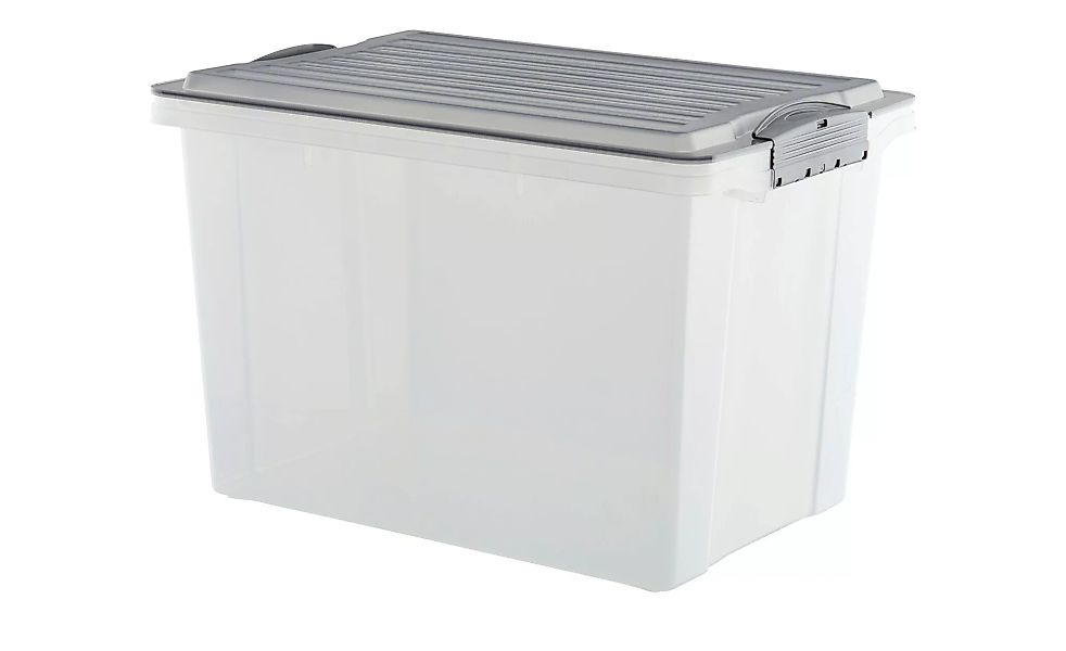 Rotho Aufbewahrungsbox mit Deckel - grau - Kunststoff - 27,5 cm - 27 cm - S günstig online kaufen