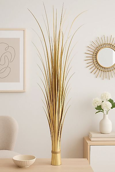 I.GE.A. Kunstpflanze "Grasbündel" Grasarrangement Künstlich Gras Busch Deko günstig online kaufen