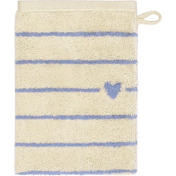 Cawö Handtücher Heart Beats Lines & Hearts 6276 - Farbe: capri - 31 - Wasch günstig online kaufen