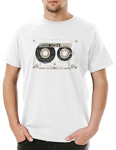 Urban Backwoods Print-Shirt Tape House Herren T-Shirt kassette cassette Wav günstig online kaufen