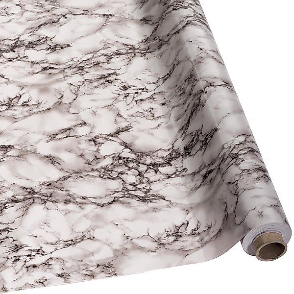 DéVa Tischdecke DéVa Wachstuchtischdecke "Marmor schwarz" günstig online kaufen