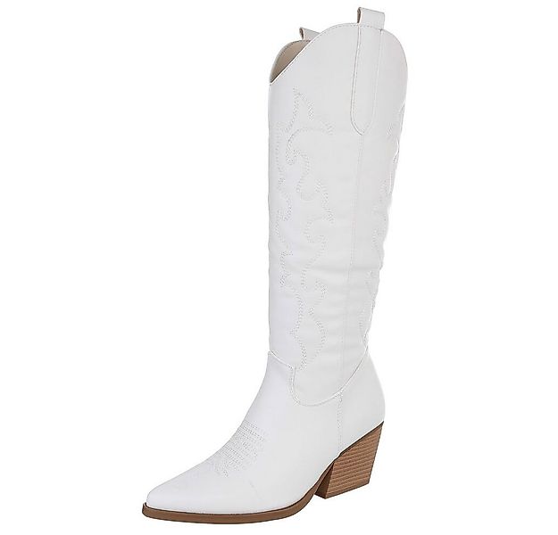 Ital-Design Elegante Stiefeletten mit hohem Absatz für Damen Westernstiefel günstig online kaufen