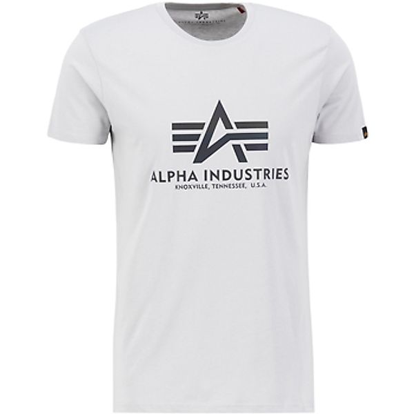 Alpha Industries  T-Shirt Basic T Rainbow Reflective - pastel grey günstig online kaufen