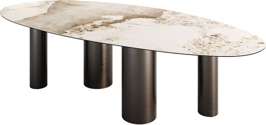 DELIFE Esstisch Edge, Oval Keramik Minas günstig online kaufen