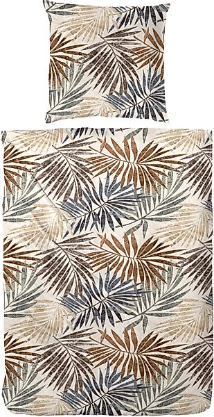 Primera Bettwäsche Mako-Satin Bettwäsche Palmeral, Mako-Satin, günstig online kaufen