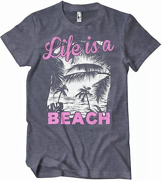 Hybris T-Shirt Life Is A Beach T-Shirt günstig online kaufen