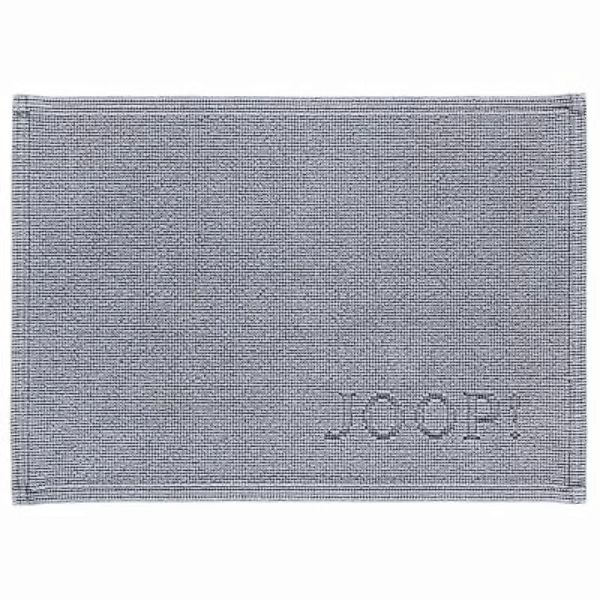 JOOP! Badematte Signature 49 Silber - 026 Badematten grau Gr. 70 x 120 günstig online kaufen