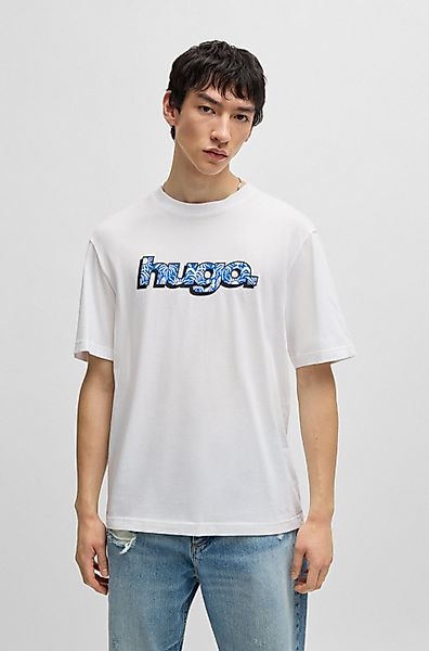 HUGO Blue T-Shirt Nugibol mit großem günstig online kaufen