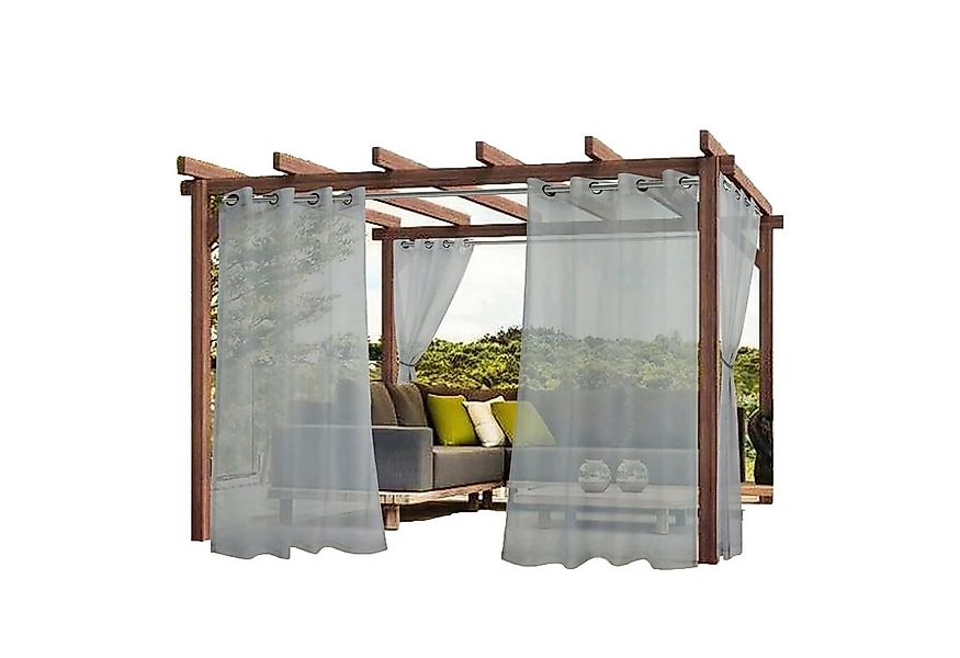 Kaket Outdoorgardine Wasserdichte Outdoor-Vorhänge, Transparente Gardinen m günstig online kaufen