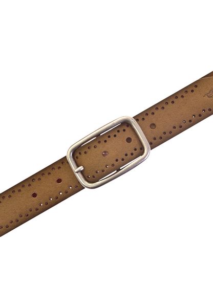 MUSTANG Ledergürtel Robustes, genarbtes Rindsleder mit Lochstanzung, 3,5 cm günstig online kaufen