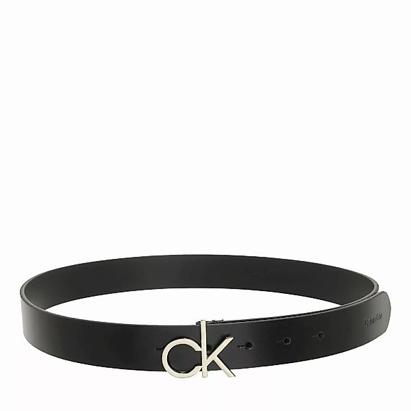 Calvin Klein Gürtel RE-LOCK LOGO BELT Schwarz 3cm Länge 100cm günstig online kaufen
