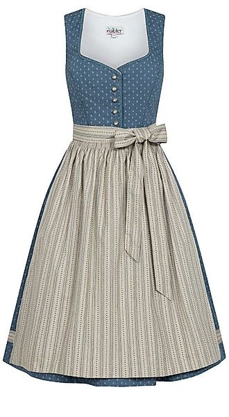 Nübler Trachtenkleid Midi Dirndl Felicitas in günstig online kaufen