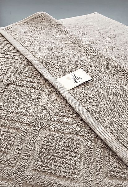 framsohn frottier Badetuch »Mosaik Duschtuch«, (1 St., Badetuch 75 x 150 cm günstig online kaufen