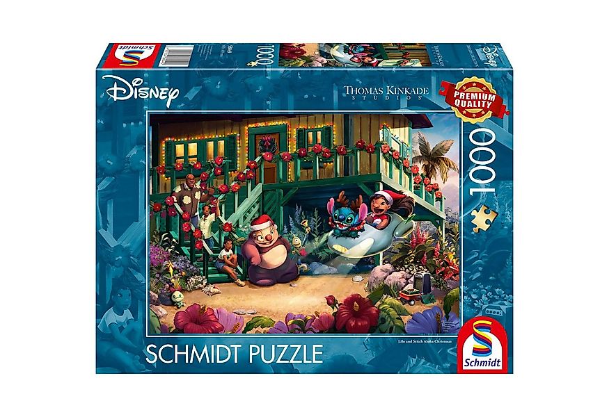 Schmidt Spiele Puzzle Disney, Lilo and Stitch Aloha Christmas, 1000 Puzzlet günstig online kaufen