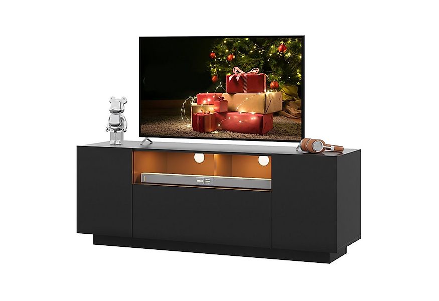 WLIVE TV-Schrank Modernes TV-Lowboard mit LED-Beleuchtung, 122/170 x36 x45 günstig online kaufen