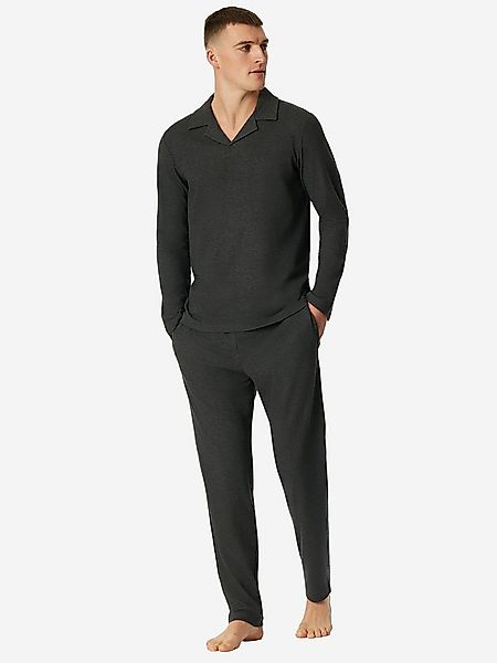 Schiesser Pyjama Selected Premium Warming (2 tlg) schlafanzug schlafmode be günstig online kaufen