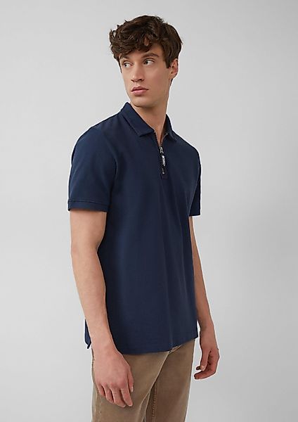 s.Oliver Kurzarmshirt Polo-Shirt Poloshirt mit Reißverschluss günstig online kaufen
