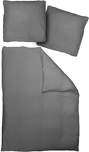 Adam Bettwäsche "Uni Collection light" 2 Stk. tlg. aus 100 % Bio-Baumwolle, günstig online kaufen