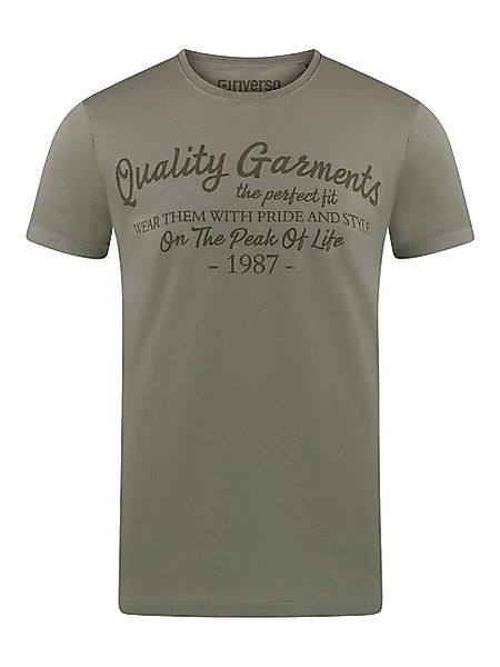 riverso T-Shirt Herren Printshirt RIVLeon Regular günstig online kaufen