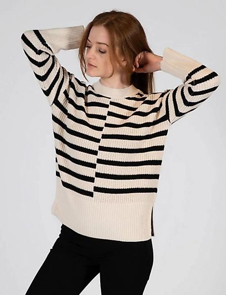 THE FASHION PEOPLE Sweatshirt Striped sweater, knitted günstig online kaufen