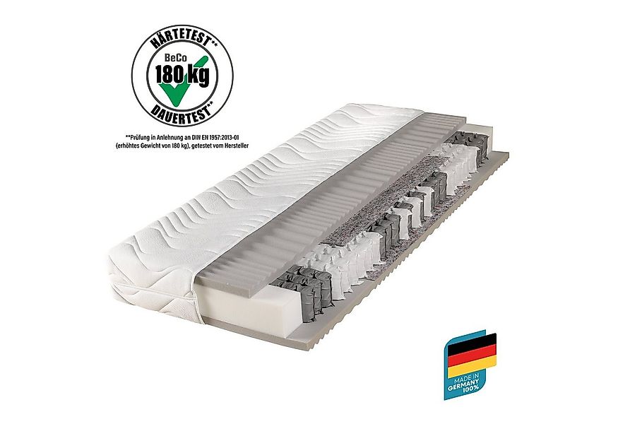 Taschenfederkernmatratze Maxima Plus, Beco, 22 cm hoch, Matratze in 90x200 günstig online kaufen