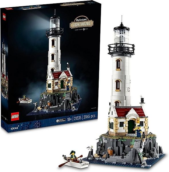 LEGO® Ideas - Der mo­to­ri­sier­te Leucht­turm (21335) Konstruktions-Spiels günstig online kaufen