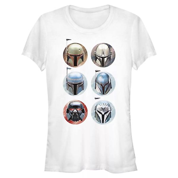 Star Wars - The Mandalorian - Bounty Hunter Helmets - Frauen T-Shirt günstig online kaufen