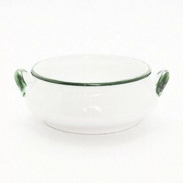 Gmundner Keramik Grüner Rand Suppenschale 0,37 l günstig online kaufen
