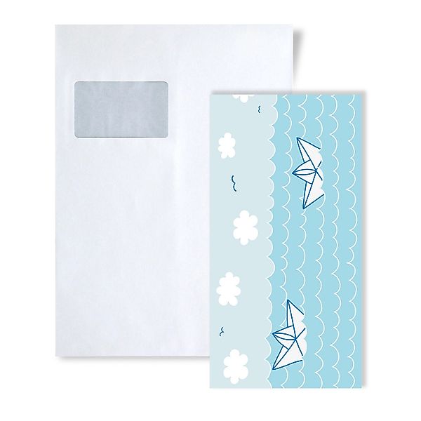 PROFHOME 1 MUSTERSTÜCK S-403731-GU Länge ca. 29 cm MUSTER der Maritim Tapet günstig online kaufen