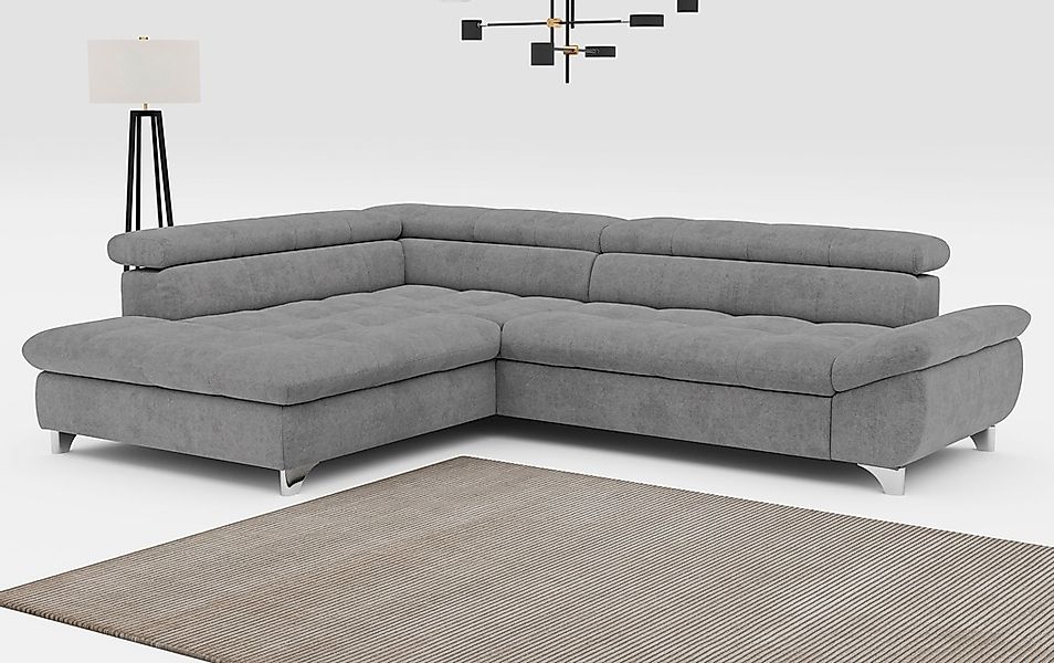 COTTA Ecksofa "Gemini L-Form", mit Kopfteilverstellung, wahlweise mit Bettf günstig online kaufen