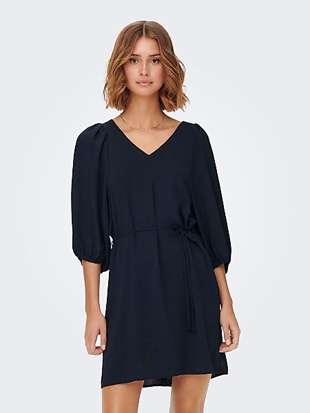 ONLY 3/4-ärmeliges Kleid Damen Blau günstig online kaufen