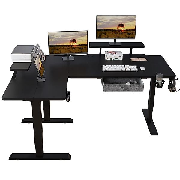IvyIvy Gamingtisch L-förmiger höhenverstellbarer schreibtisch elektrisch günstig online kaufen
