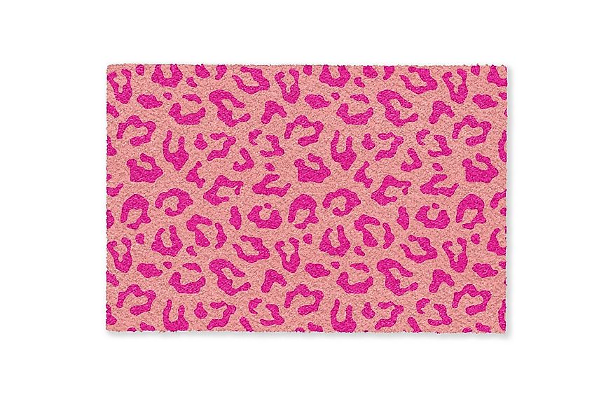 MuchoWow Fußmatte Pantherdruck - Rosa - Tierdruck - Minimalistisch, Rechtec günstig online kaufen